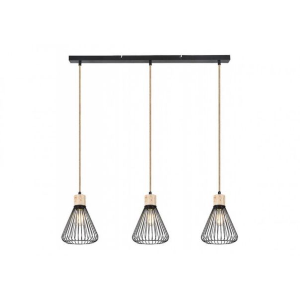 Rabalux Visilica Farfalle E27 3x MAX 40W crna (3149) - RAS000250A00000