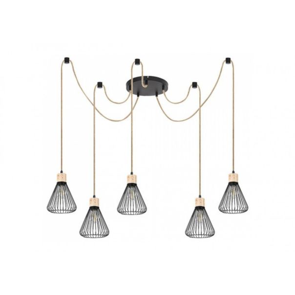 Rabalux Visilica Farfalle E27 5x MAX 40W crna (3150) - 3150