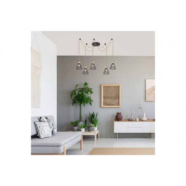 Rabalux Visilica Farfalle E27 5x MAX 40W crna (3150) - 3150