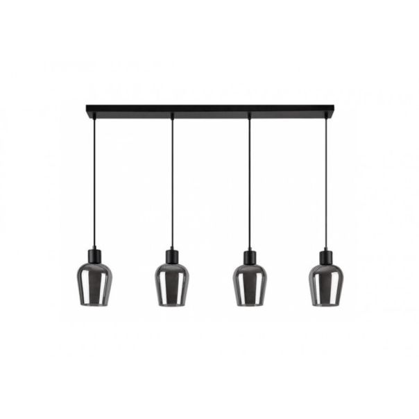 Rabalux Visilica Florian E27 4x MAX 40W mat crno (72271) - RAS002715A00000