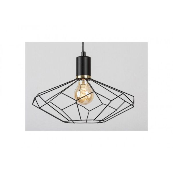 Rabalux Visilica Fran E27 1x MAX 40W mat crno (72241) - RAS002770A00000