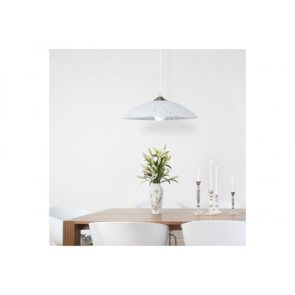 Rabalux Visilica Harmony Lux E27 1x MAX 60W beli sa motivima (3856) - 3856