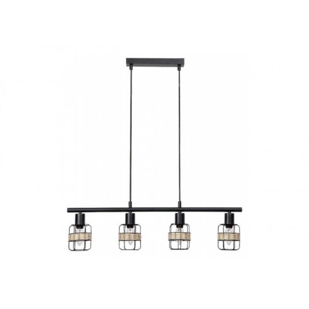 Rabalux Visilica Indiana E14 4x MAX 25W crna (5284) - 5284
