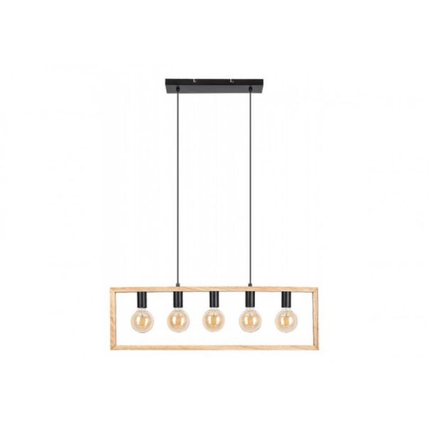 Rabalux Visilica Indigo E27 5x MAX 40W crna (2294) - 2294-1-1