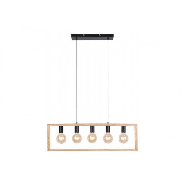 Rabalux Visilica Indigo E27 5x MAX 40W crna (2294) - 2294-1-1