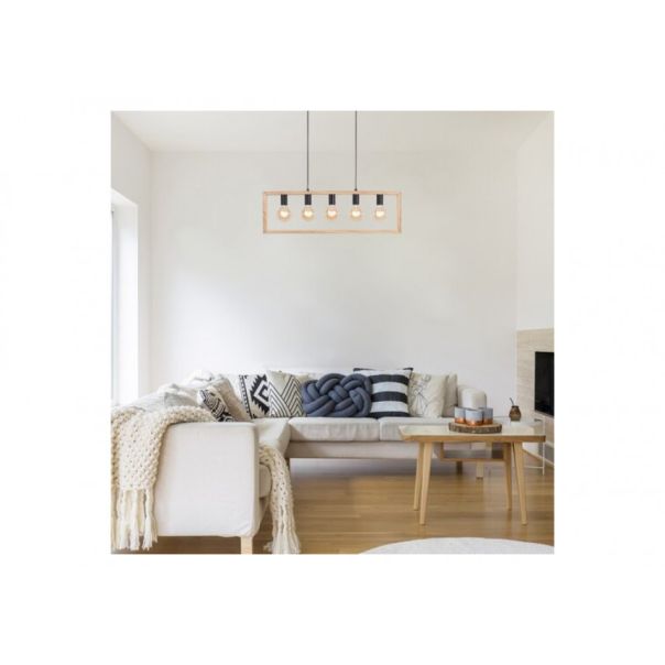 Rabalux Visilica Indigo E27 5x MAX 40W crna (2294) - 2294-1-1