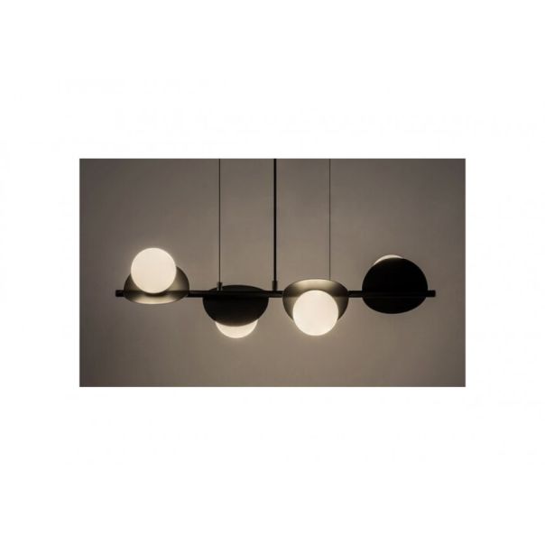 Rabalux Visilica Jules G9 4x MAX 5W crna (72225) - RAS003193A00000