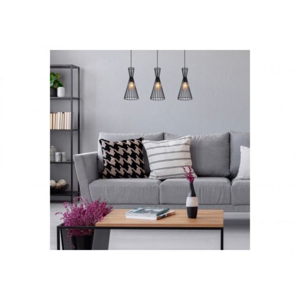 Rabalux Visilica Leandros E27 1x MAX 60W mat crno (72005) - 72005