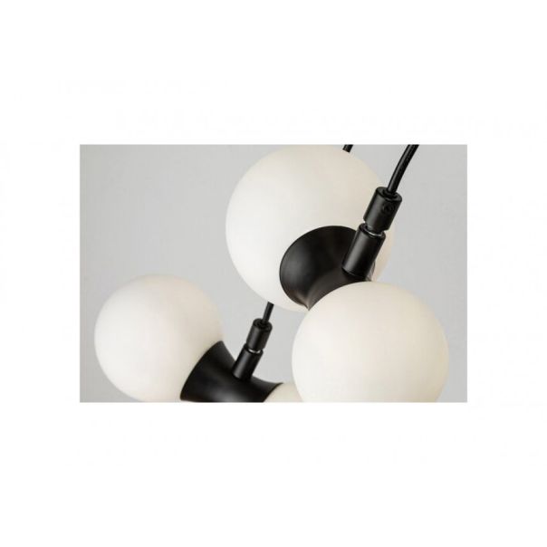 Rabalux Visilica Lition G9 6x MAX 28W crna (72300) - RAS002950A00000