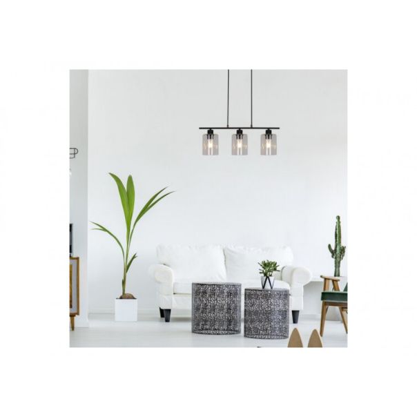 Rabalux Visilica Miroslaw E27 3x MAX 40W mat crno (5078) - 5078