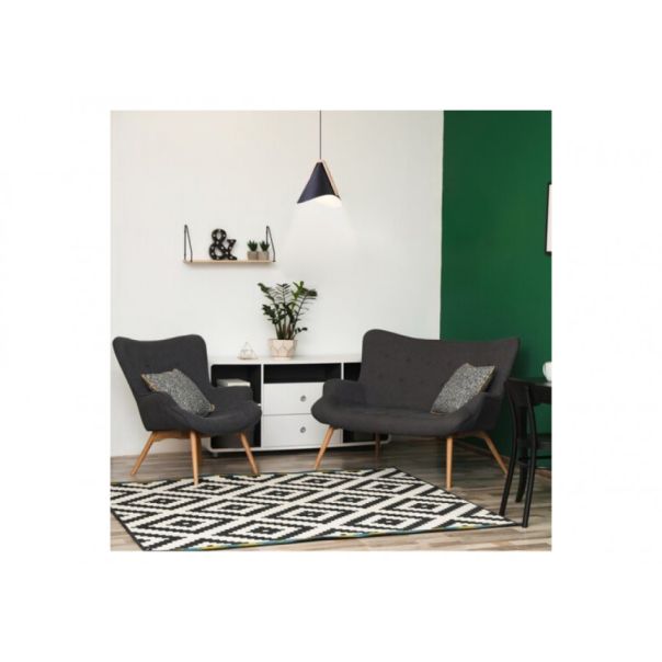 Rabalux Visilica Neva E27 1x MAX 60W mat crno (6650) - 6650-1