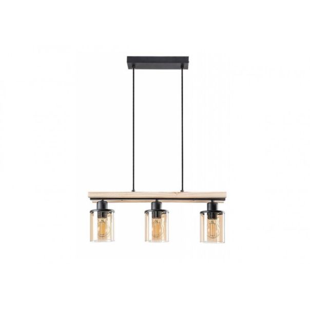 Rabalux Visilica Niylah E27 3x MAX 25W crna (72083) - 72083-1