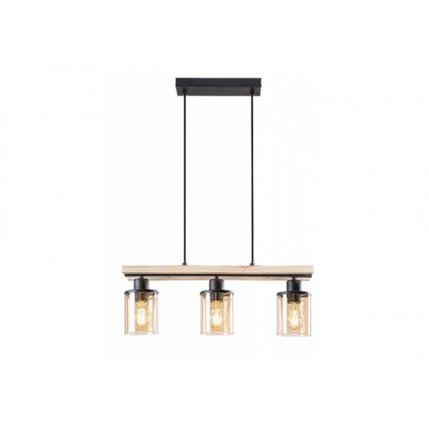 Rabalux Visilica Niylah E27 3x MAX 25W crna (72083) - 72083-1