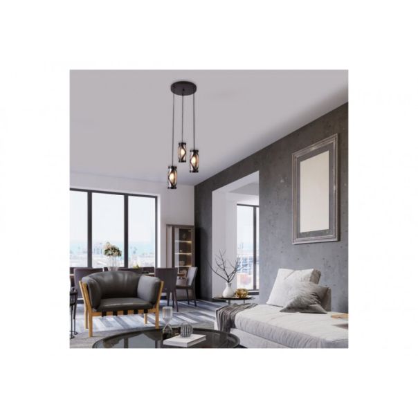 Rabalux Visilica Oberon E14 3x MAX 40W braon (5339) - 5339