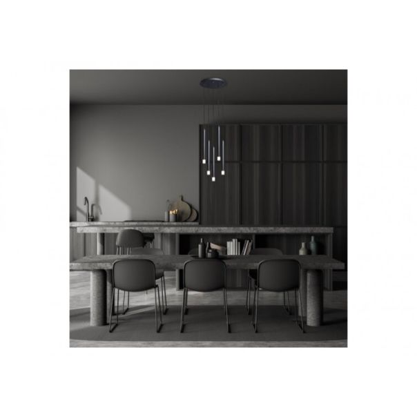 Rabalux Visilica Ramira G9 5X MAX 5W crna (72360) - RAS003211A00000