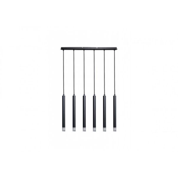 Rabalux Visilica Ramira G9 6x MAX 5W crna (72362) - RAS003213A00000