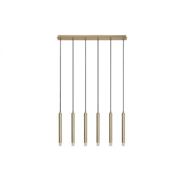 Rabalux Visilica Ramira G9 6x MAX 5W zlatna (72363) - RAS003214A00000