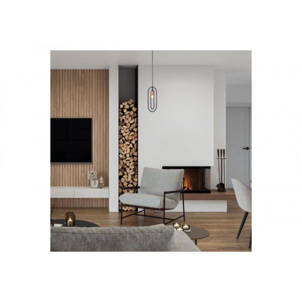 Rabalux Visilica Rovier E27 1x MAX 40W mat crno (72263) - RAS002944A00000