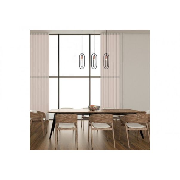 Rabalux Visilica Rovier E27 3x MAX 40W mat crno (72264) - RAS002945A00000