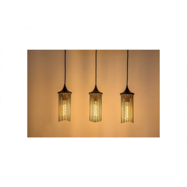 Rabalux Visilica Roxas E27 3x MAX 40W mat crno (72153) - RAS002843A00000