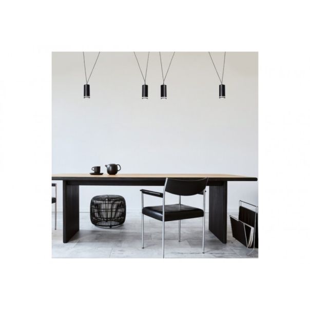 Rabalux Visilica Senobia GU10 4X MAX 5W crna (73038) - RAS002544A00000