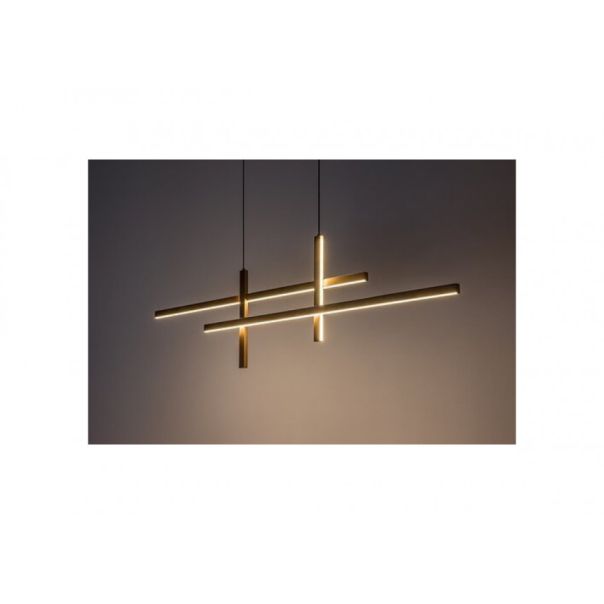 Rabalux Visilica Severine LED 40W crno zlato (72366) - RAS003217A00000