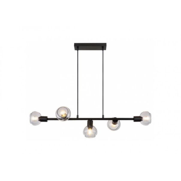 Rabalux Visilica Sullivan E14 5x MAX 40W crna (3297) - 3297-1-1