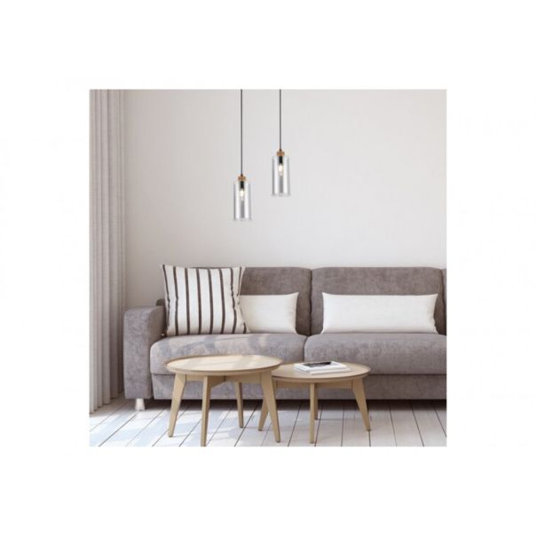 Rabalux Visilica Tanno E27 1x MAX 25W hrast (72141) - 72141-1-1