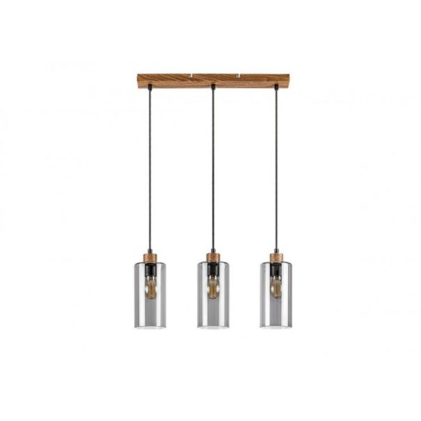 Rabalux Visilica Tanno E27 3x MAX 25W hrast (72123) - 72123