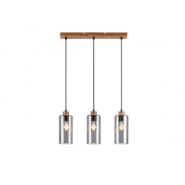 Rabalux Visilica Tanno E27 3x MAX 25W hrast (72123) - 72123