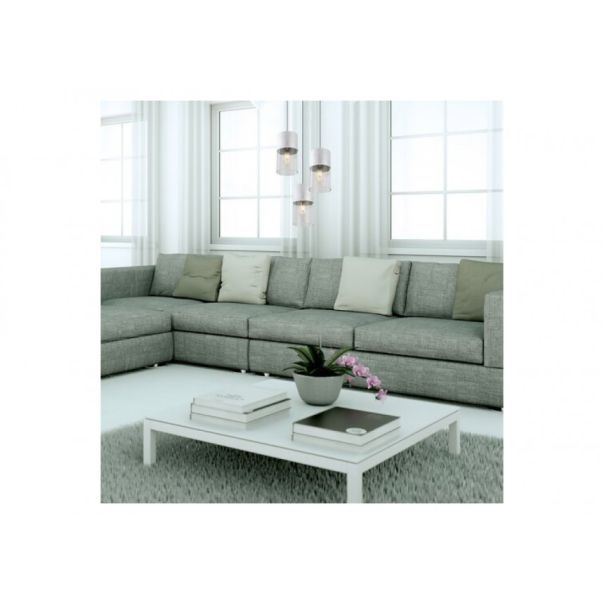 Rabalux Visilica Zelkova E27 3x MAX 40W brušeni aluminijum (3155) - 3155