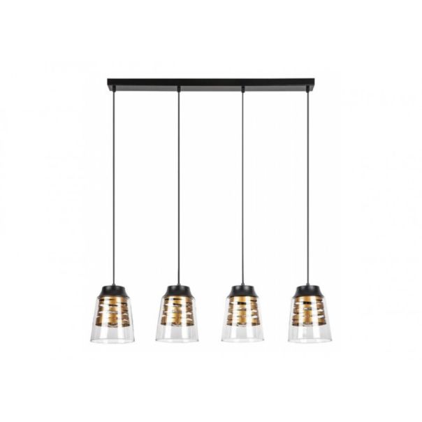 Rabalux Visilica Zenaida E27 4x MAX 60W mat crno (3544) - 3544