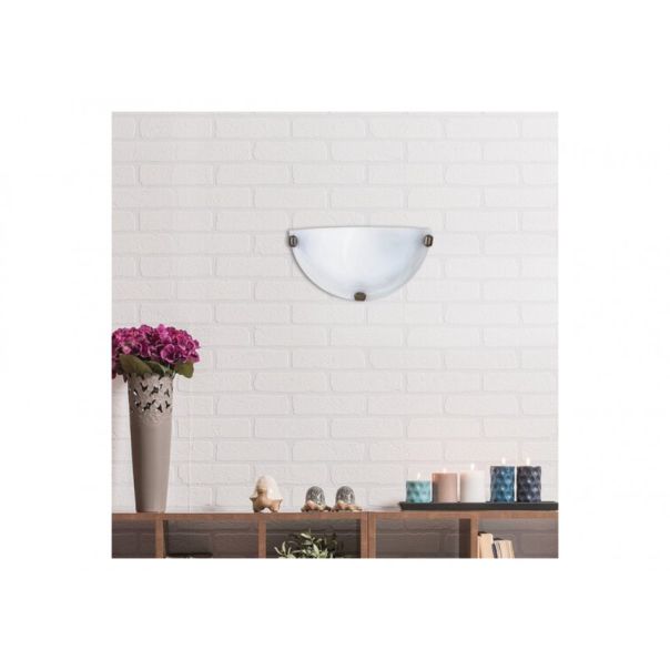 Rabalux Zidna lampa Alabastro E27 1x MAX 60W belo staklo - alabaster (3003) - 3003