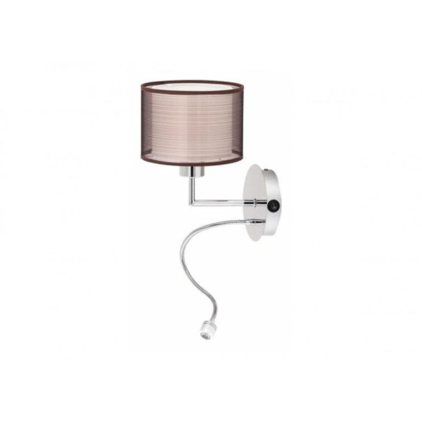 Rabalux Zidna lampa Anastasia E27 1x MAX 60 + LED 1W hrom (2629) - 2629