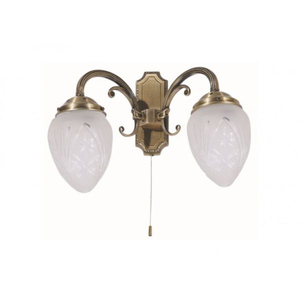 Rabalux Zidna lampa Annabella E14 2x MAX 40W bronzana (8632) - 8632
