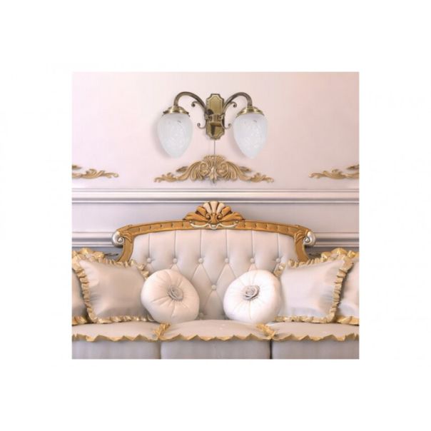 Rabalux Zidna lampa Annabella E14 2x MAX 40W bronzana (8632) - 8632