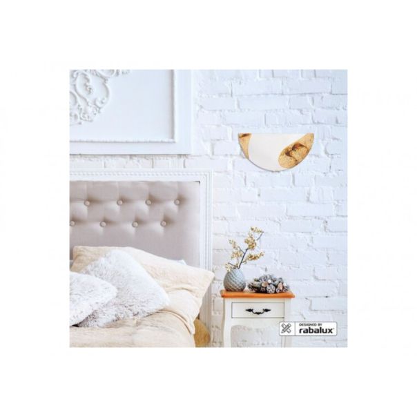 Rabalux Zidna lampa Art gold E27 1x MAX 60W bela (1940) - 1940