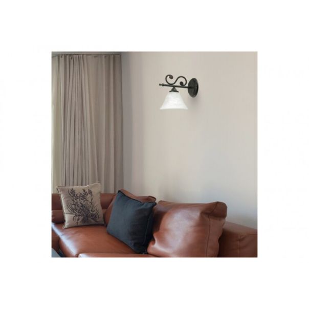 Rabalux Zidna lampa Dorothea E14 1x MAX 40W mat crno (7771) - 7771