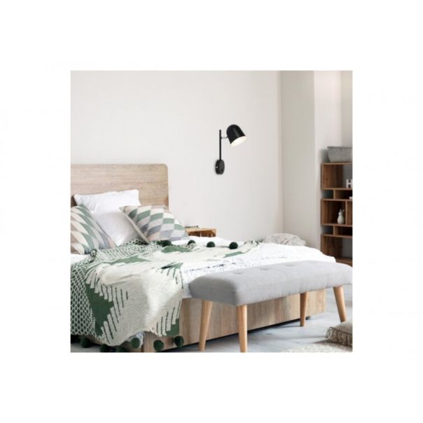 Rabalux Zidna lampa Egon E14 1x MAX 40W mat crno (5242) - 5242