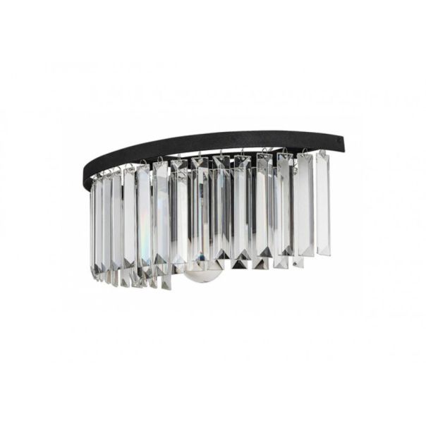 Rabalux Zidna lampa Eloisa E27 1x MAX 25W crna (71092) - RAS002646A00000