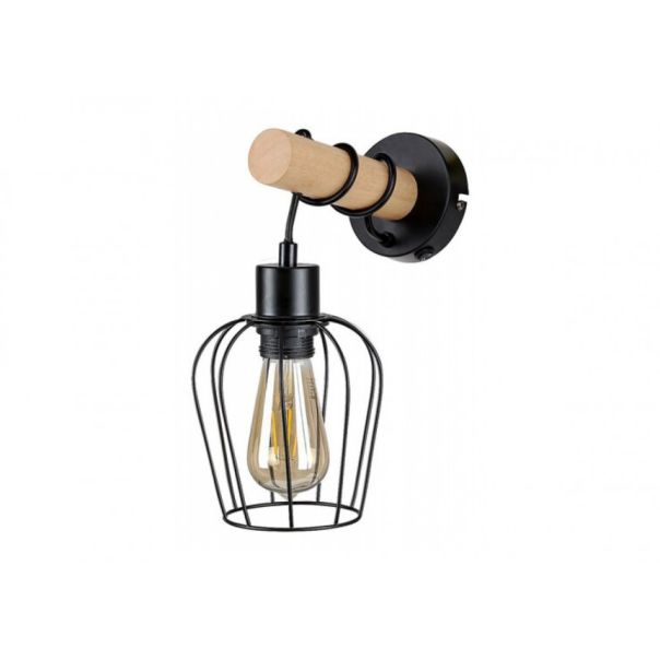 Rabalux Zidna lampa Fabian E27 1x MAX 40W mat crno (5244) - 5244