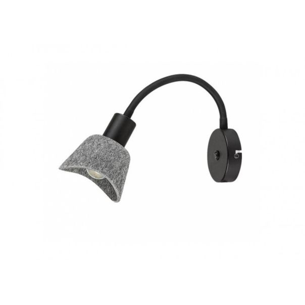 Rabalux Zidna lampa Farelia E14 1X MAX 10W crna (73009) - RAS003228A00000