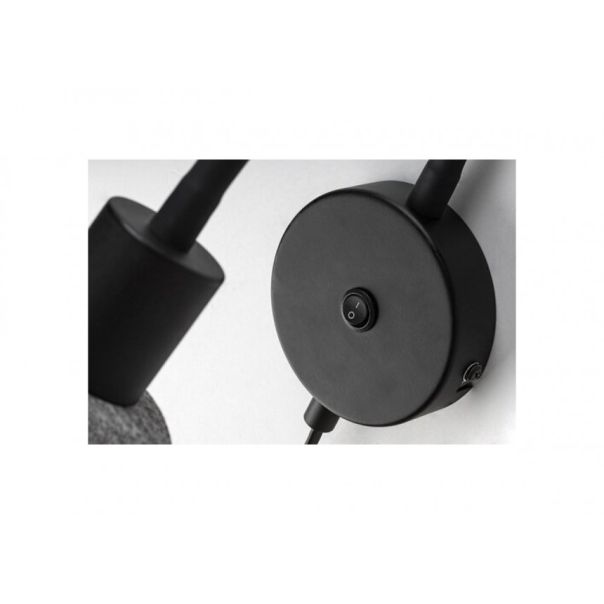 Rabalux Zidna lampa Farelia E14 1X MAX 10W crna (73009) - RAS003228A00000