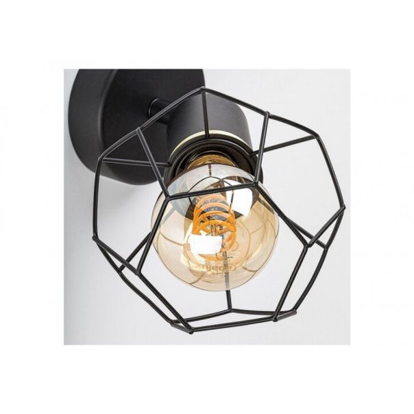 Rabalux Zidna lampa Fran E27 1x MAX 40W mat crno (71065) - RAS002637A00000