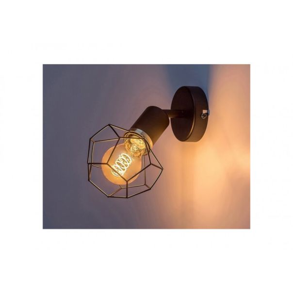 Rabalux Zidna lampa Fran E27 1x MAX 40W mat crno (71065) - RAS002637A00000