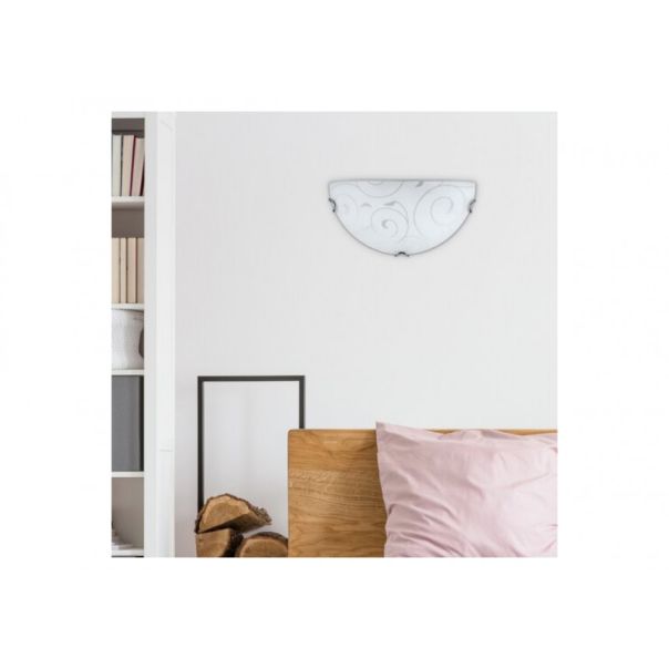 Rabalux Zidna lampa Harmony Lux E27 1x MAX 60W ovas hrom (3851) - 3851