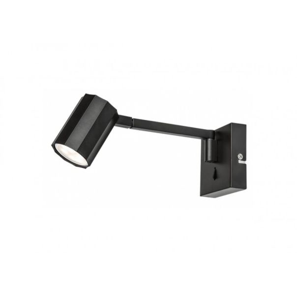 Rabalux Zidna lampa Karter GU10 1X MAX 5W mat crno (73027) - RAS002570A00000