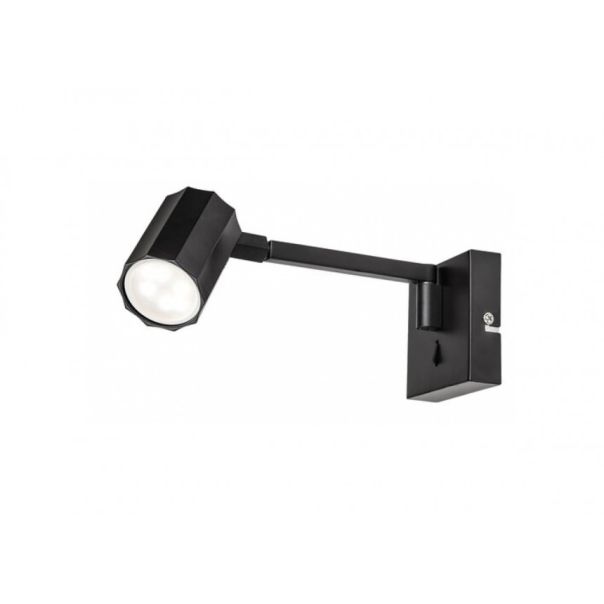 Rabalux Zidna lampa Karter GU10 1X MAX 5W mat crno (73027) - RAS002570A00000