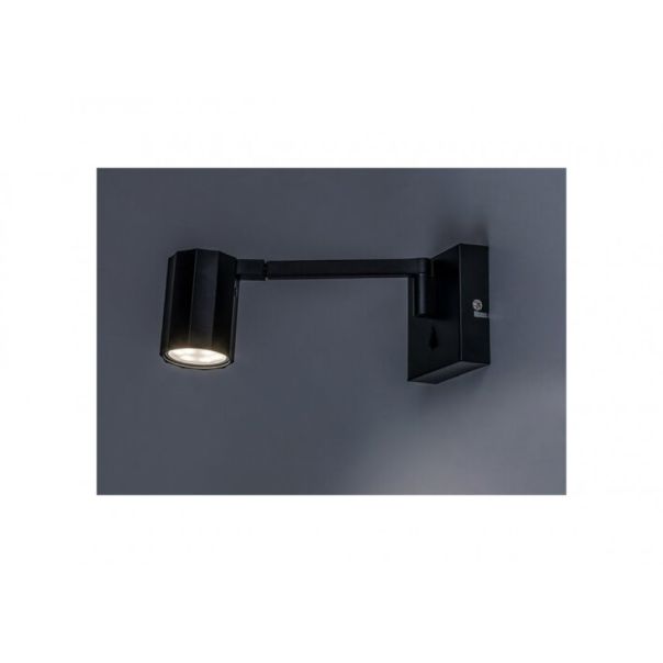 Rabalux Zidna lampa Karter GU10 1X MAX 5W mat crno (73027) - RAS002570A00000
