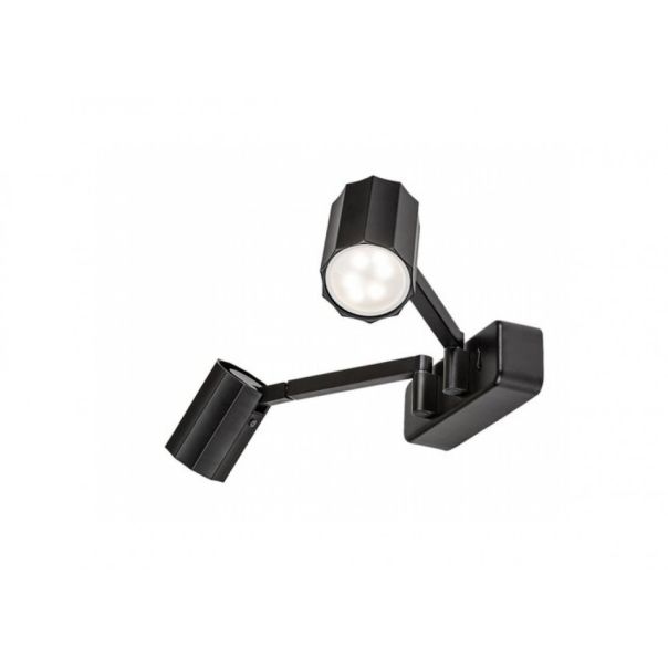 Rabalux Zidna lampa Karter GU10 2X MAX 5W mat crno (73028) - RAS002571A00000